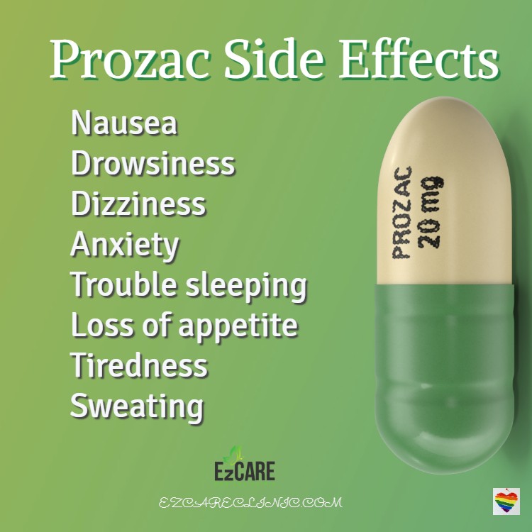 prozac vs zoloft side effects