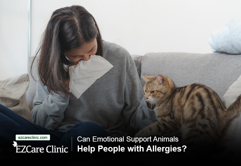 Emotional support animals and allergies