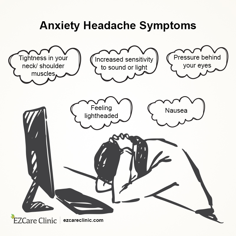 anxiety headache symptoms