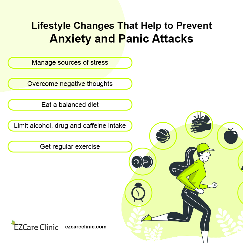 Treatment of anxiety attack and panic attack