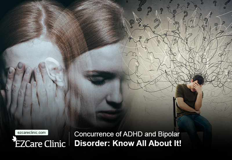 how often does ADHD co-occur with bipolar disorder?